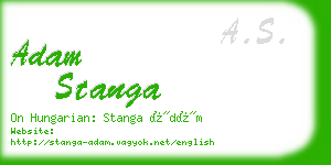 adam stanga business card